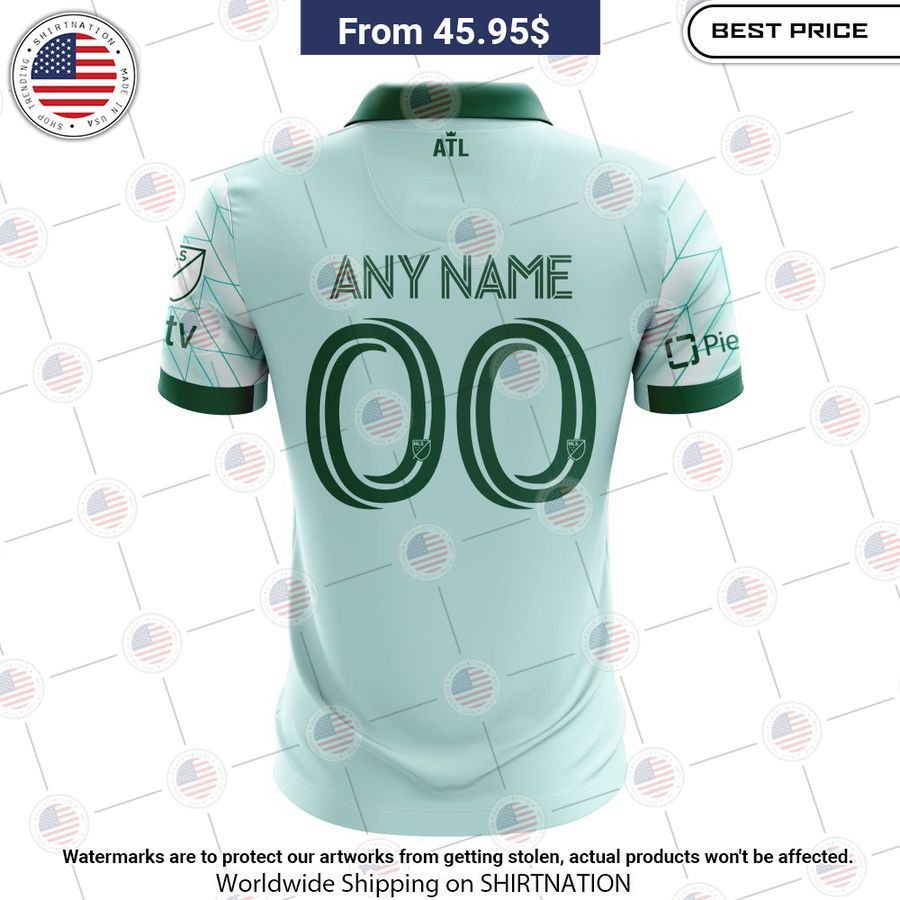 Personalized Atlanta United FC 2023 Away MLS Polo Shirt Amazing Pic