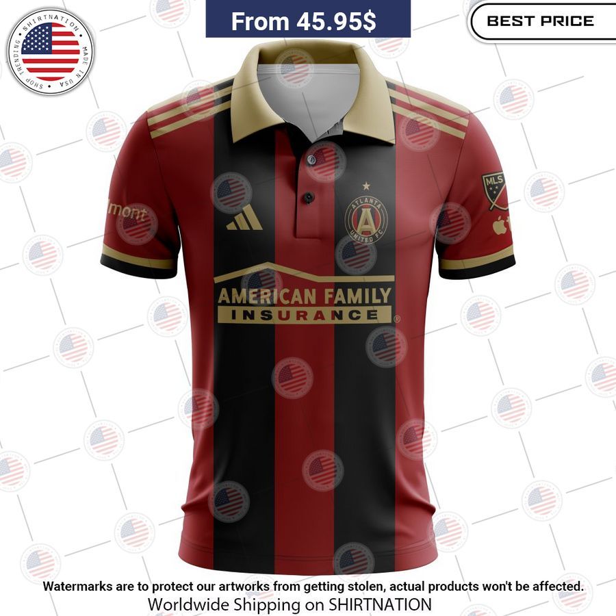 Personalized Atlanta United FC 2023 Home MLS Polo Shirt