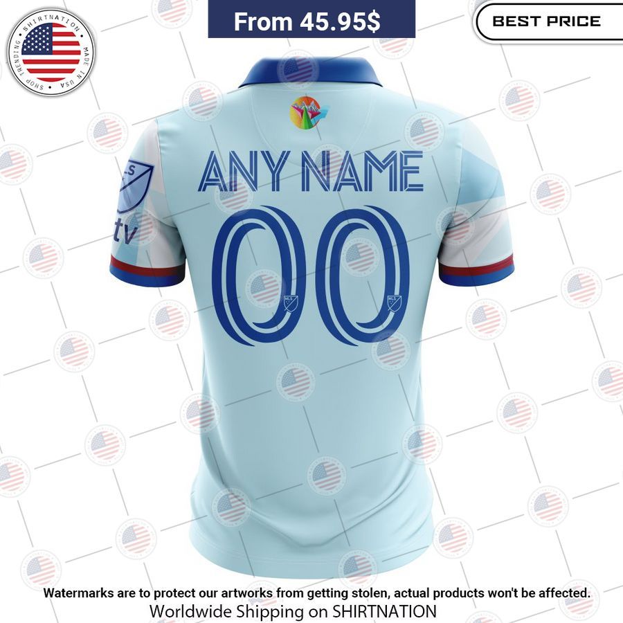 Personalized Colorado Rapids 2023 Away MLS Polo Shirt Nice Pic