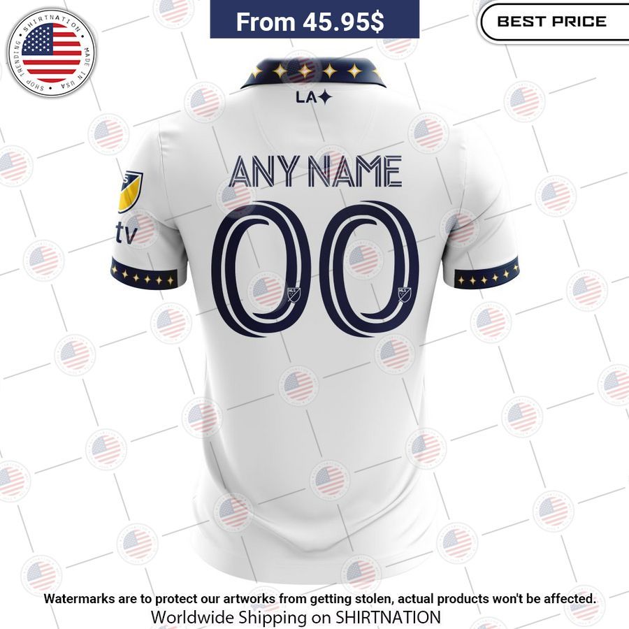 Personalized LA Galaxy 2023 Home MLS Polo Shirt This is awesome and unique