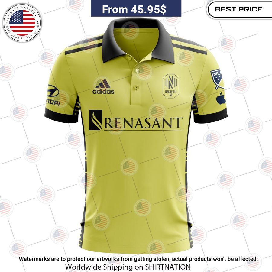 Personalized Nashville SC 2023 Home MLS Polo Shirt Nice photo dude