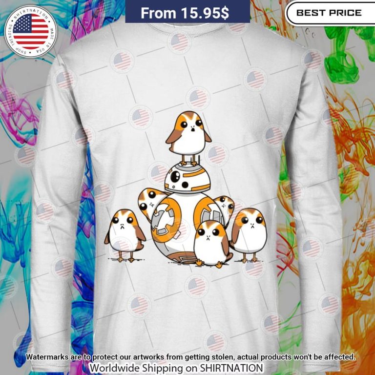 Porgs Having Fun With Bb 8 Shirt Stunning