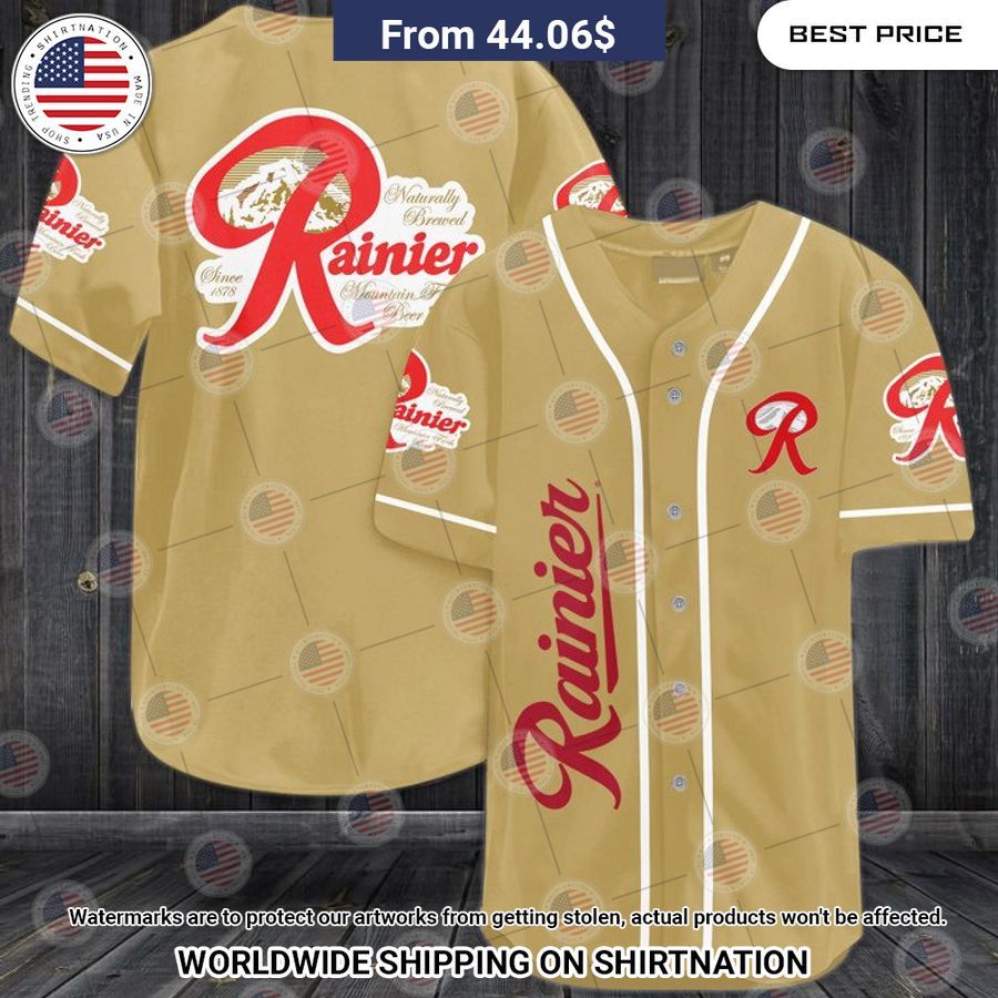 Rainer Beer Baseball Shirt