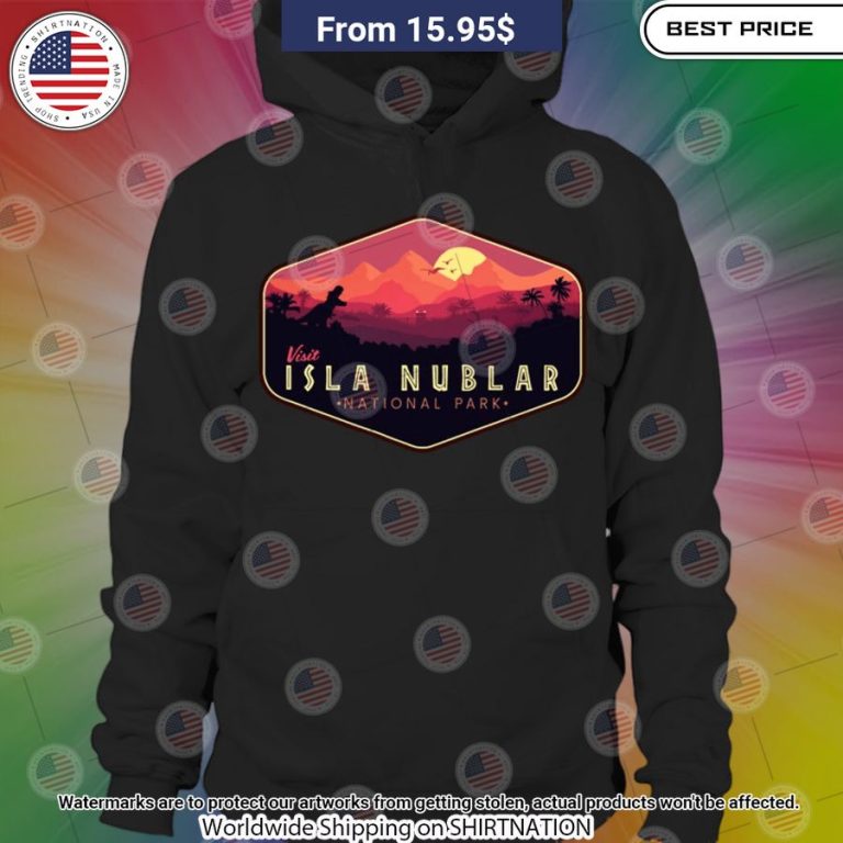 Sunset Isla Nublar National Park Shirt Out of the world