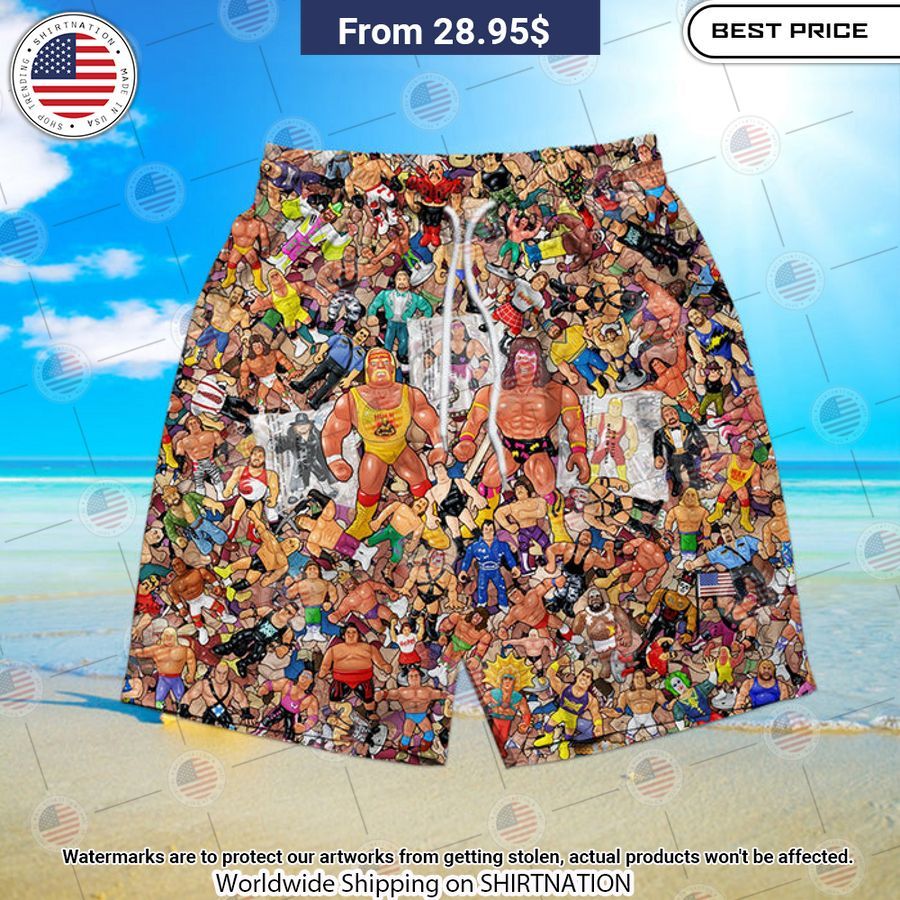 WWE Beach Shorts Natural and awesome
