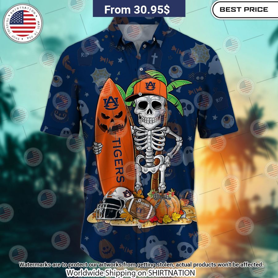Auburn Tigers Skeleton Hawaiian Shirt My favourite picture of yours