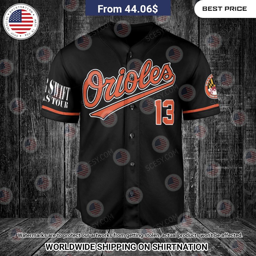 Baltimore Orioles Taylor Swift Personalized Baseball Jersey Lovely smile