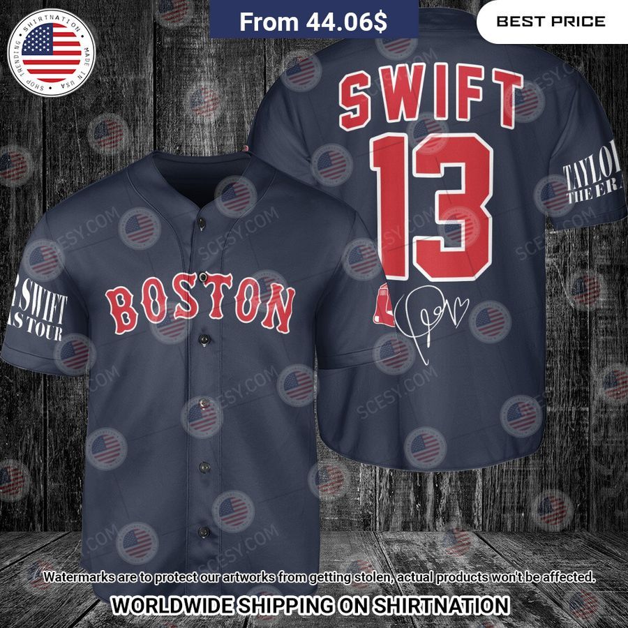 Boston Red Sox Taylor Swift Navy Custom Baseball Jersey Ah! It is marvellous