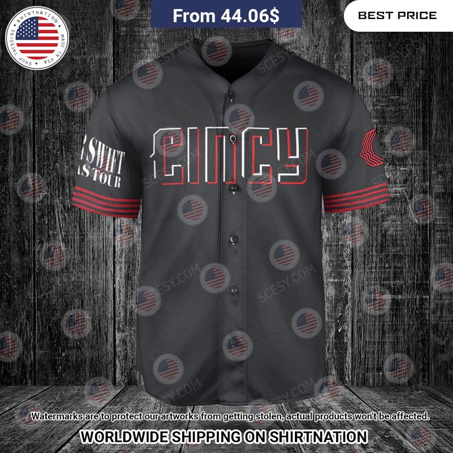 cincinnati reds taylor swift black custom baseball jersey 2 43.jpg