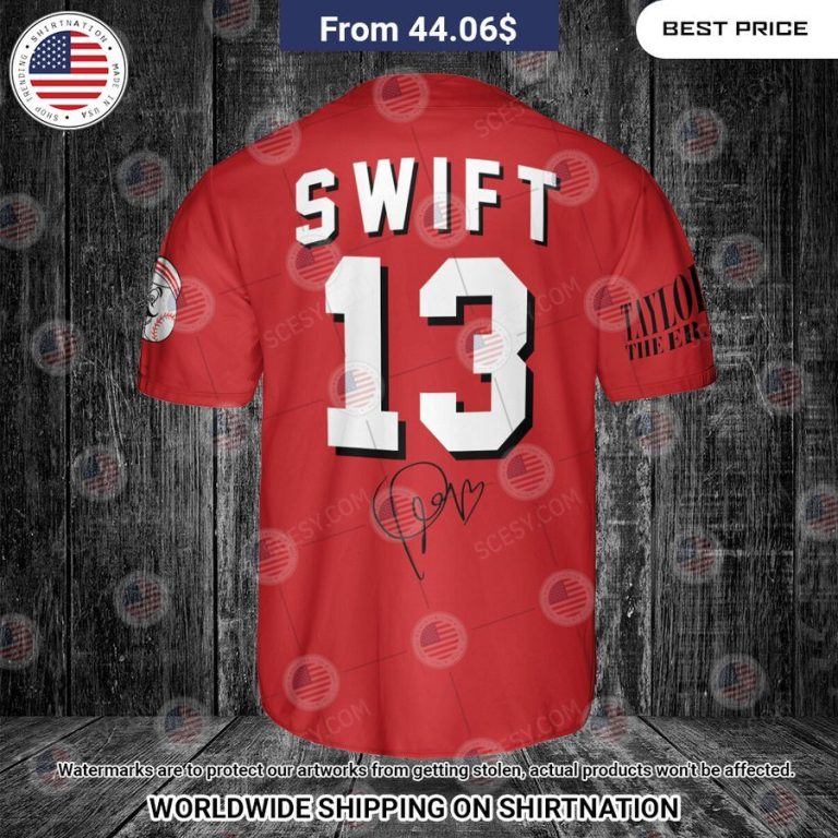 Cincinnati Reds Taylor Swift Personalized Baseball Jersey Stunning