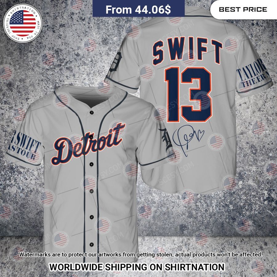 detroit tigers taylor swift gray custom baseball jersey 1 815.jpg