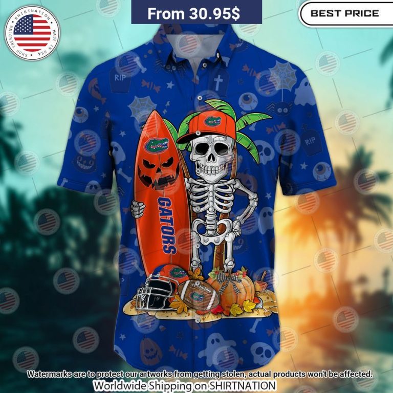 Florida Gators Skeleton Hawaiian Shirt Speechless