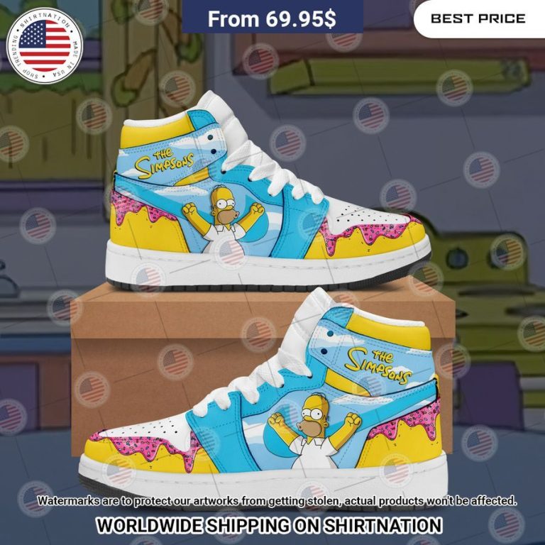 Homer Simpson Nike Air Jordan 1 Amazing Pic