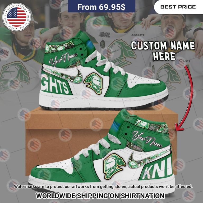 London Knights Custom Air Jordan 1 Oh my God you have put on so much!