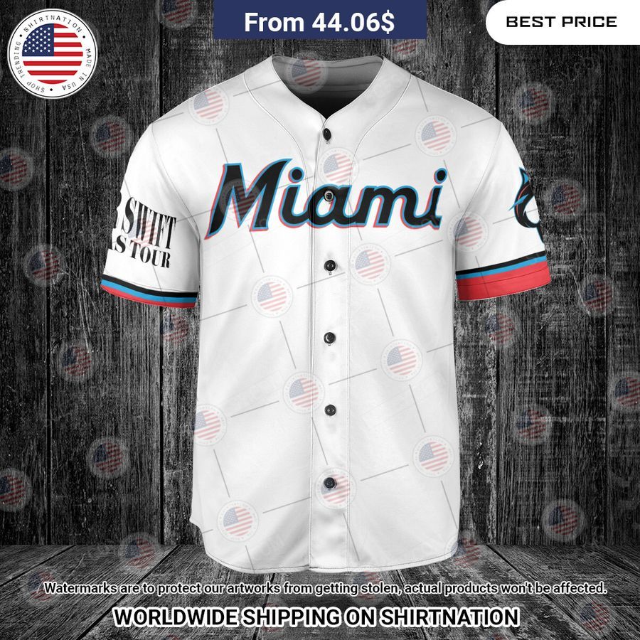 Miami Marlins Taylor Swift Custom Baseball Jersey Nice elegant click