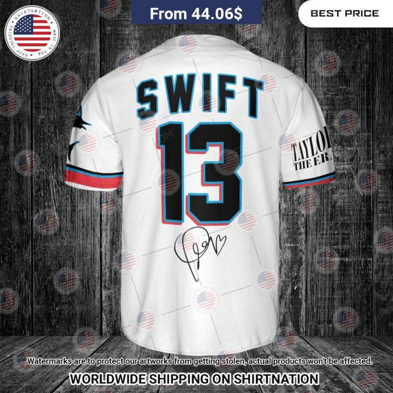 Miami Marlins Taylor Swift Custom Baseball Jersey Cool look bro