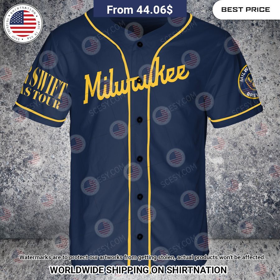 milwaukee brewers taylor swift navy custom baseball jersey 2 293.jpg