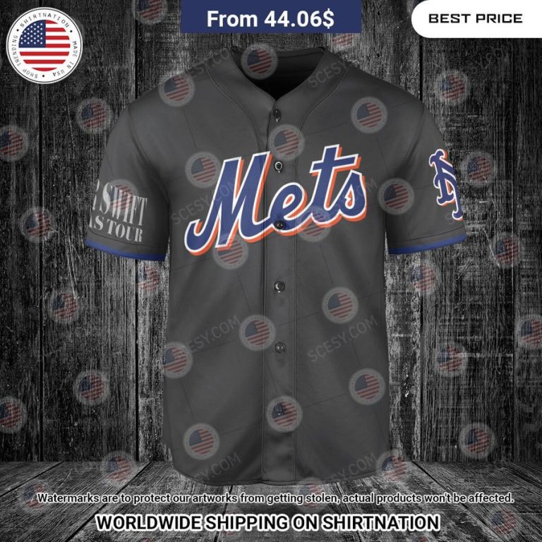 New York Mets Taylor Swift Black Custom Baseball Jersey I like your hairstyle