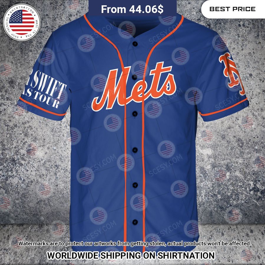 New York Mets Taylor Swift Royal Custom Baseball Jersey Sizzling