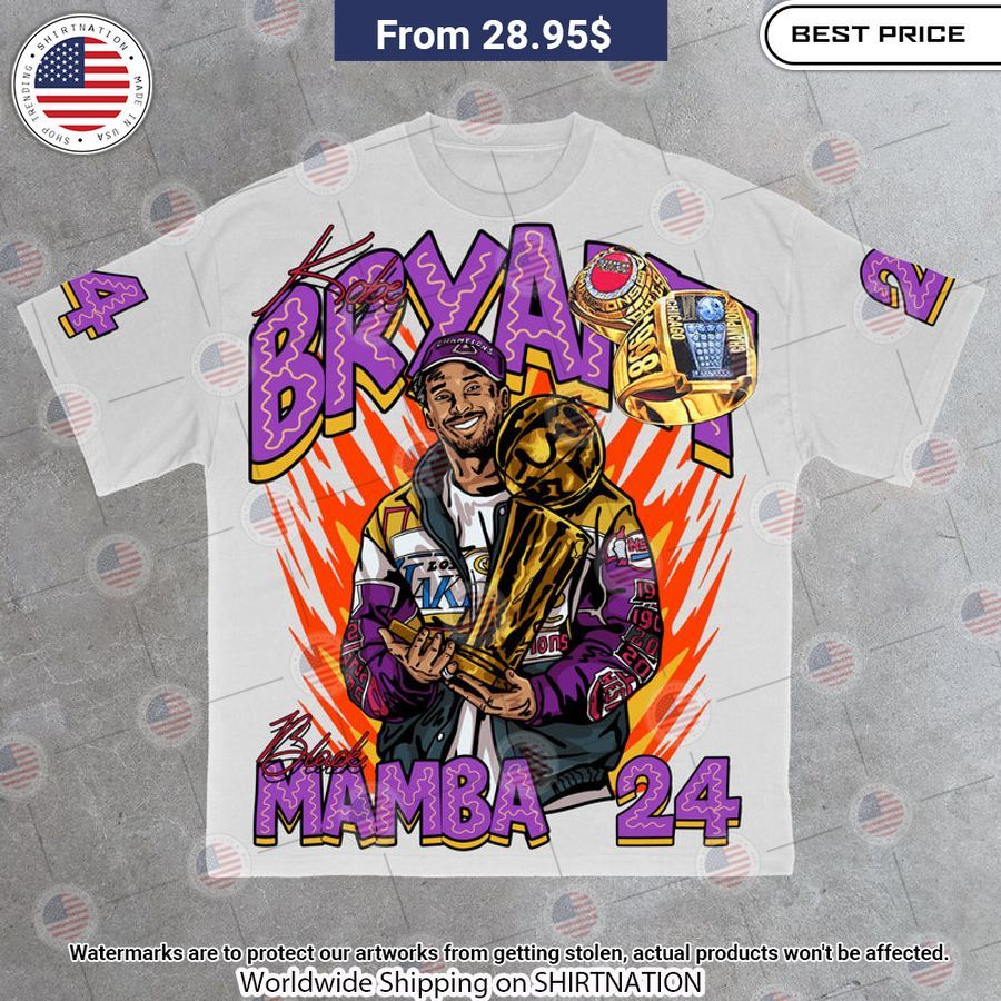 NO.24 Championship Bryant Mamba T shirt You tried editing this time?