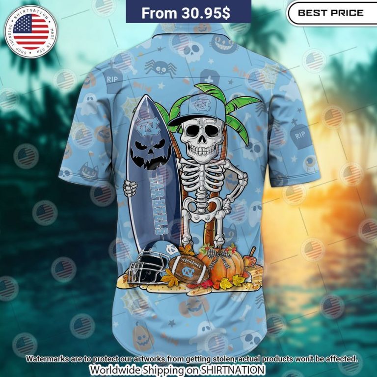 north carolina tar heels skeleton hawaiian shirt 3 123.jpg