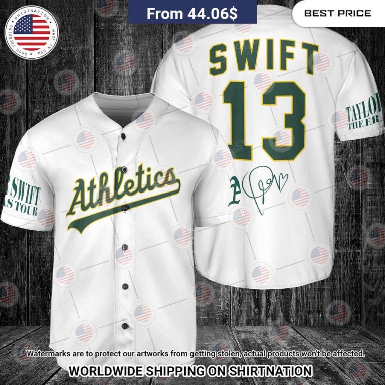 Oakland Athletics Taylor Swift Custom Baseball Jersey Beauty queen