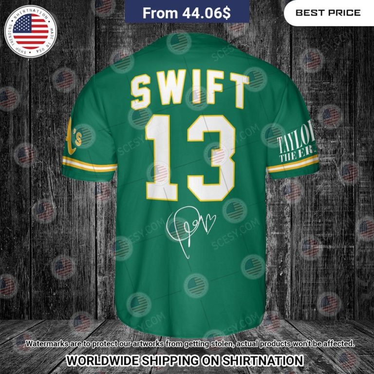 oakland athletics taylor swift green custom baseball jersey 3 273.jpg