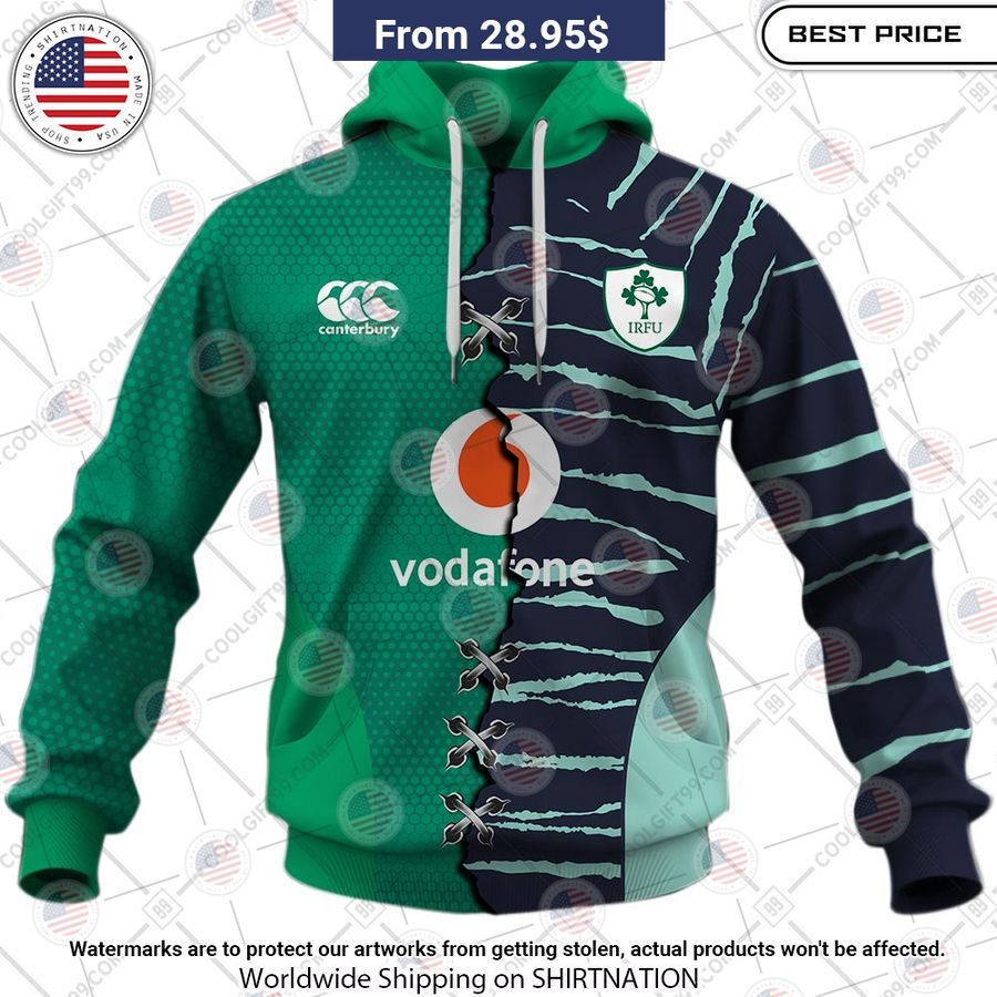 Personalized IRFU Ireland national Rugby Mix Hoodie Is this your new friend?