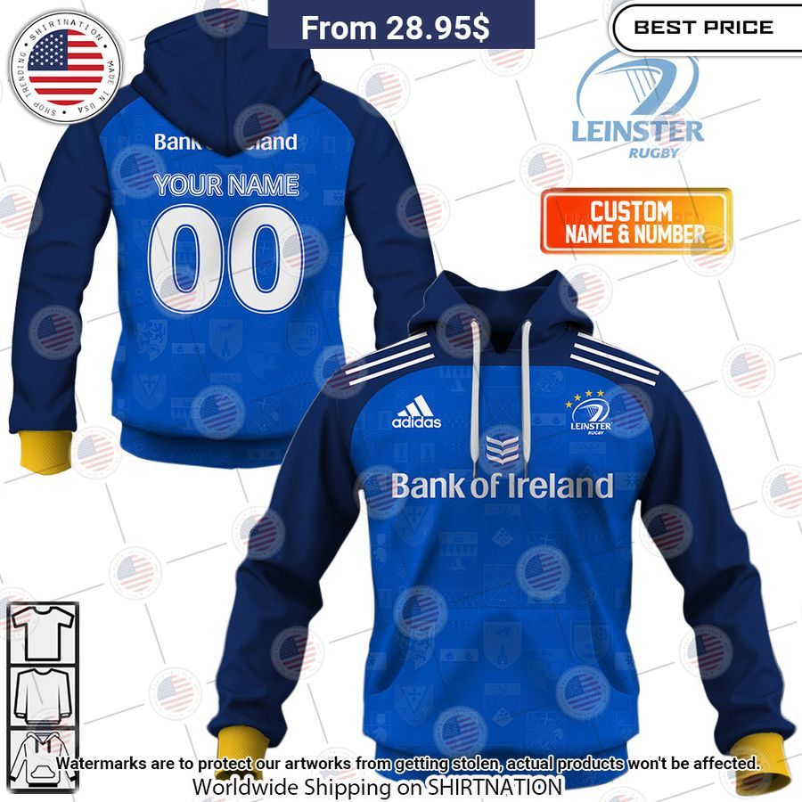 Personalized IRFU Leinster Rugby 2023 HOME Hoodie Hey! You look amazing dear