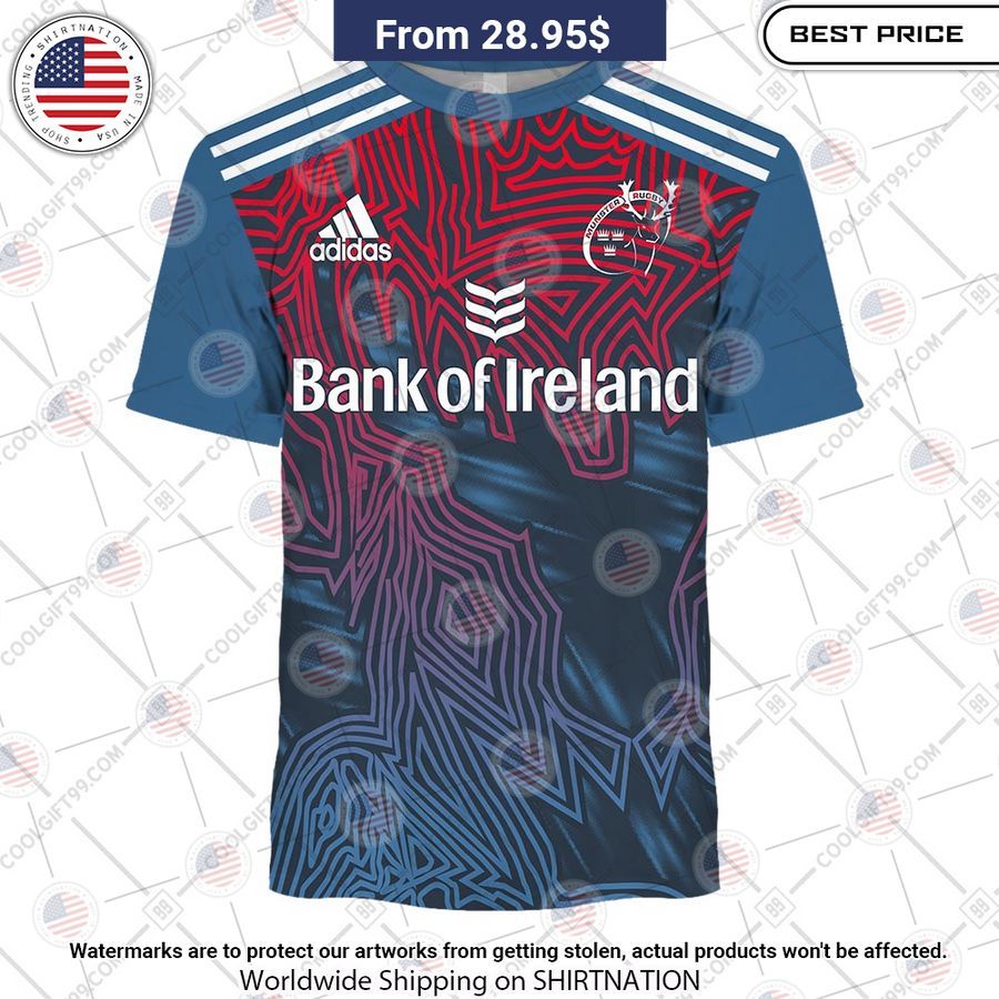 Personalized IRFU Munster Rugby 2023 Away Hoodie • Shirtnation
