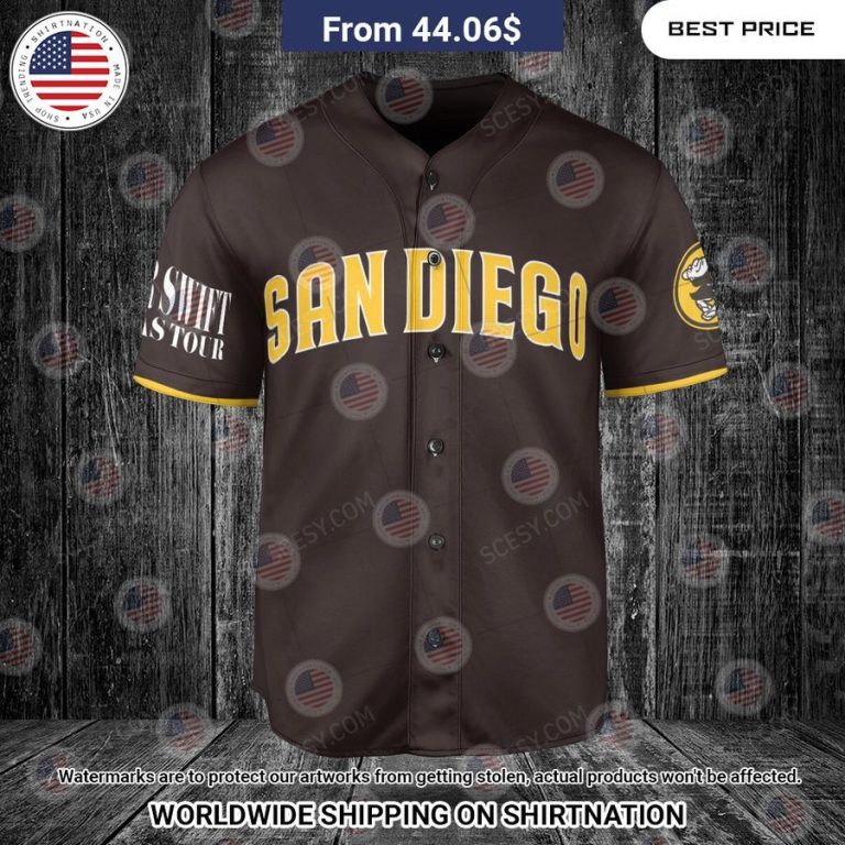 san diego padres taylor swift brown custom baseball jersey 2 218.jpg