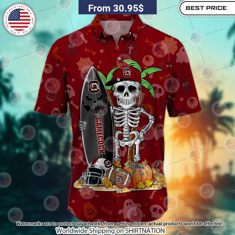 South Carolina Gamecocks Skeleton Hawaiian Shirt My friends!