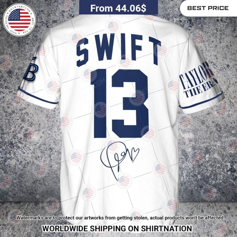 Tampa Bay Rays Taylor Swift Home Replica Custom Baseball Jersey Loving click