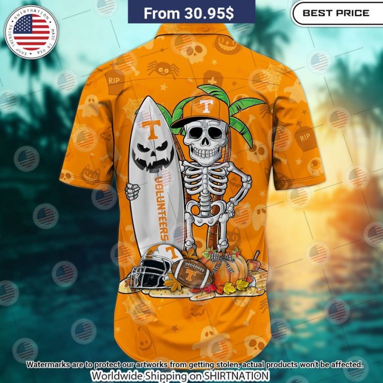 Tennessee Volunteers Skeleton Hawaiian Shirt Wow! What a picture you click