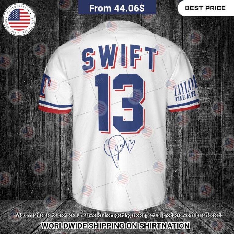 Texas Rangers Taylor Swift Custom Baseball Jersey Heroine