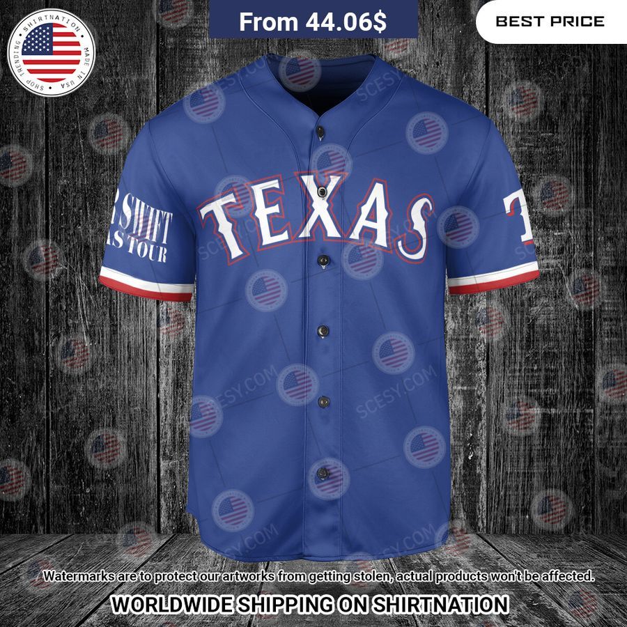 Texas Rangers Taylor Swift Royal Custom Baseball Jersey Loving click