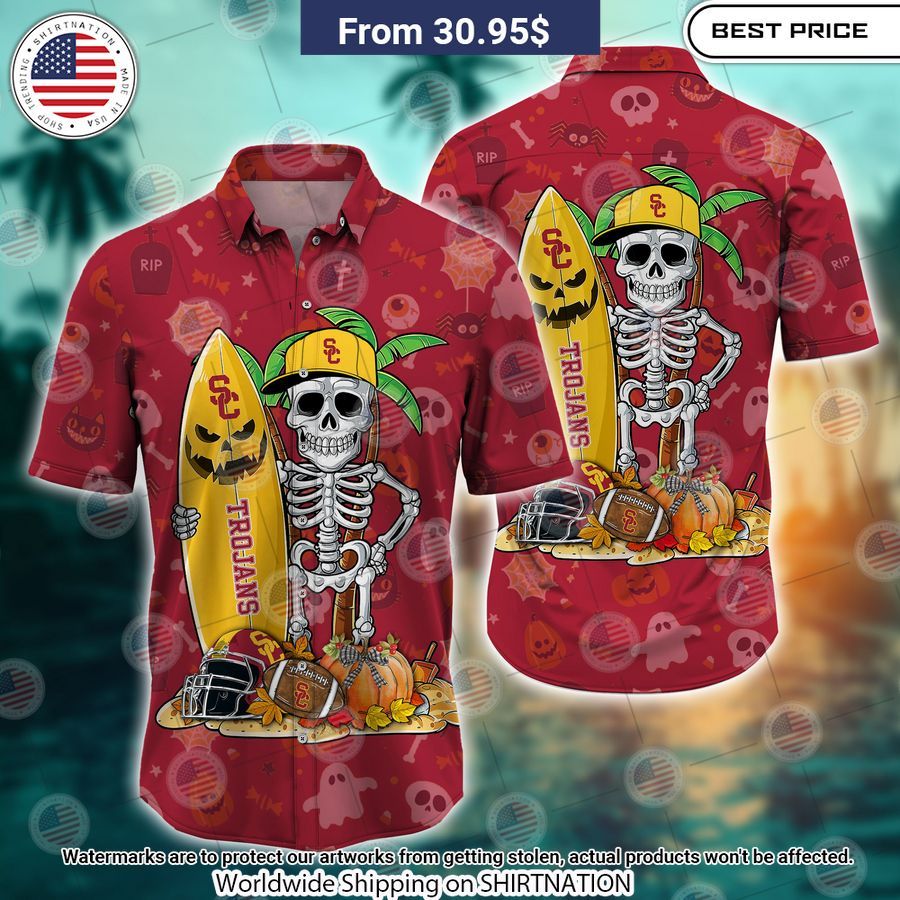 USC Trojans Skeleton Hawaiian Shirt Have you joined a gymnasium?