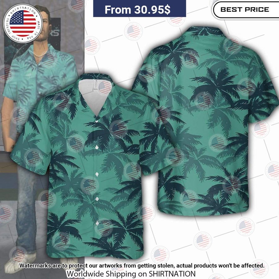 Vice City Hawaiian Shirt Sizzling