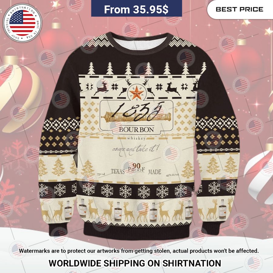 1835 Bourbon Christmas Sweater Eye soothing picture dear