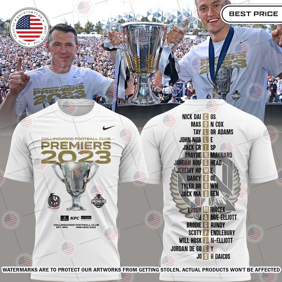Collingwood FC Champions AFL 2023 T Shirt Wow! This is gracious