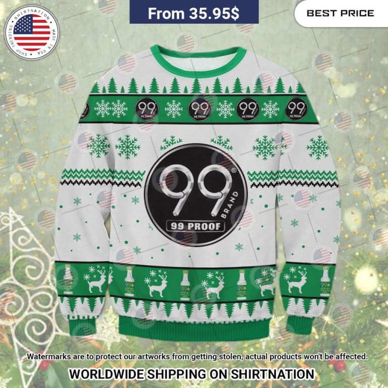 99 Apples Christmas Sweater Sizzling