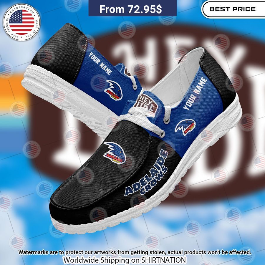 Adelaide Crows Custom Hey Dude Shoes Awesome Pic guys