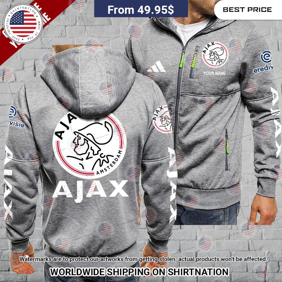 Ajax Amsterdam Custom Chest Pocket Hoodie This is awesome and unique