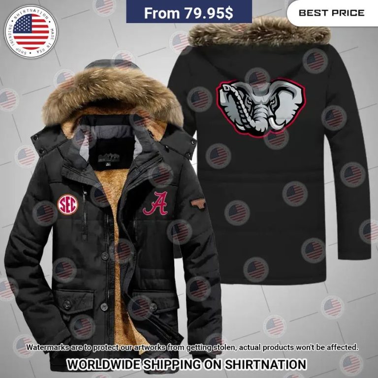 Alabama Crimson Tide Winter Parka Jacket You tried editing this time?