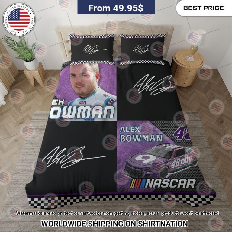 Alex Bowman Nascar Racing Bedding Set This picture is worth a thousand words.