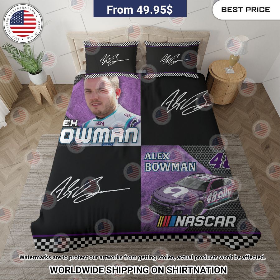 Alex Bowman Nascar Racing Bedding Set This picture is worth a thousand words.