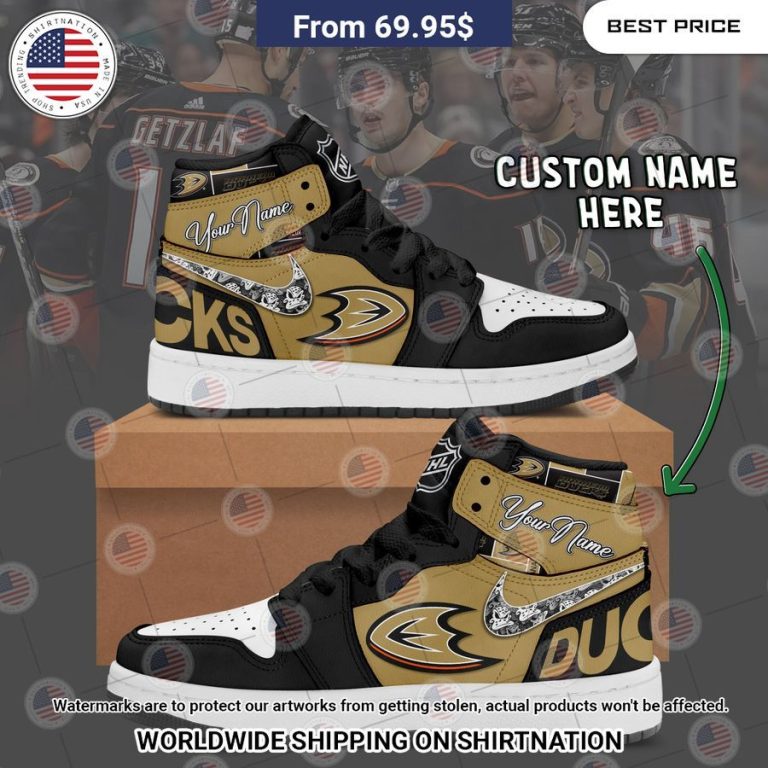 anaheim ducks custom nike air jordan high top shoes 1 441.jpg