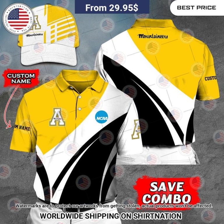 Appalachian State Mountaineers Custom Polo Shirt My friend and partner