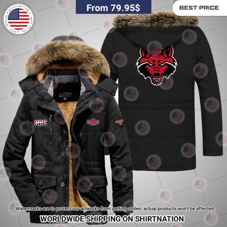 Arkansas State Red Wolves Parka Jacket I like your hairstyle