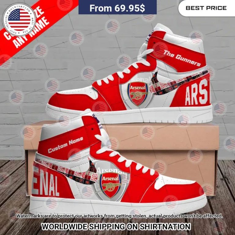 Arsenal Custom Air Jordan 1 Nice bread, I like it